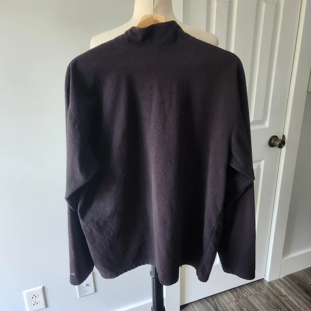 Vintage The North Face Black Fleece 1/2  Zip Pullover Large